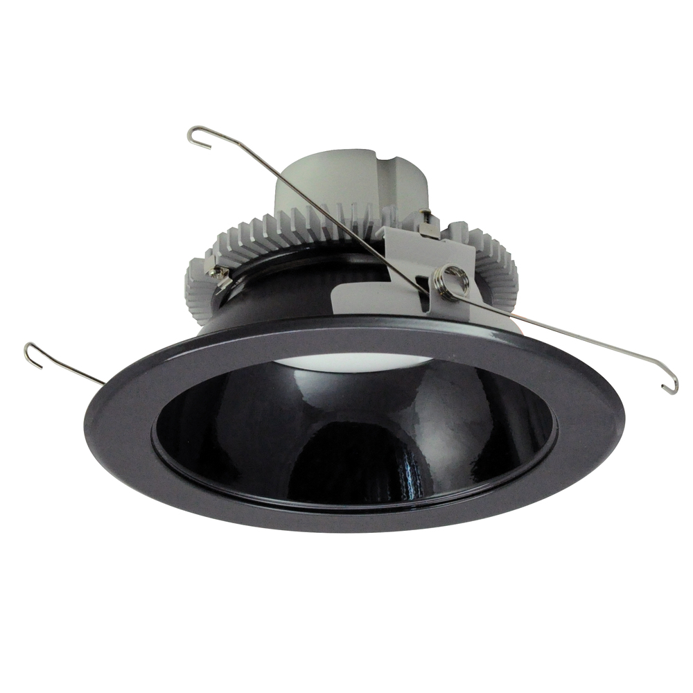6" Cobalt Click Round Retrofit Reflector, 1000lm / 12W, 2700K, Black Reflector / Black Flange,