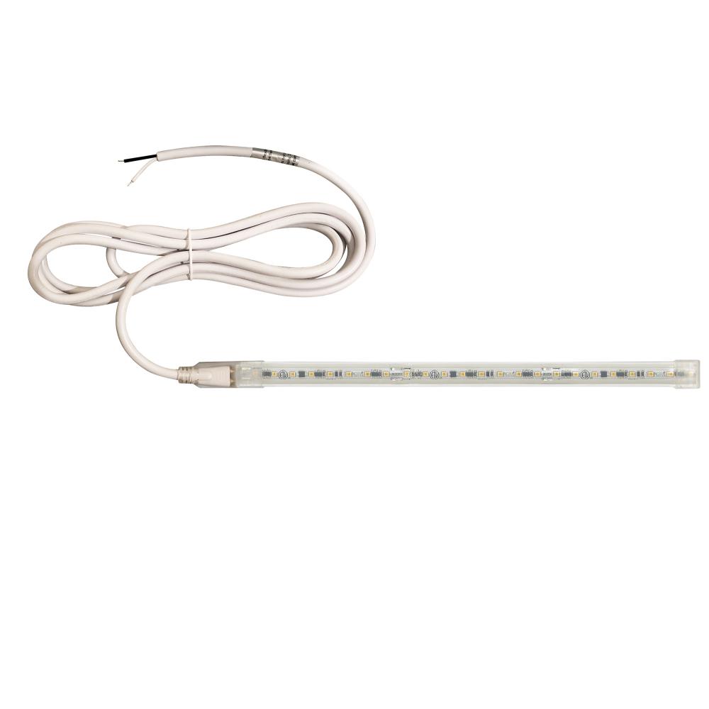 Custom Cut 100-ft 120V Continuous LED Tape Light, 330lm / 3.6W per foot, 4000K, w/ Mounting Clips
