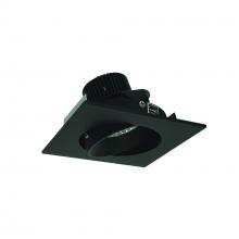 Nora NIO-4SC27XBB/10 - 4" Iolite LED Square Adjustable Cone Reflector, 1000lm / 14W, 2700K, Black Reflector / Black