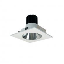 Nora NIO-4SNDC27QCMPW - 4" Iolite LED Square Reflector with Round Aperture, 10-Degree Optic, 850lm / 12W, 2700K,
