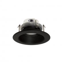 Nora NLCBC2-452TWBB/10 - 4" Cobalt Click Round Retrofit Baffle, 1000lm / 13.5W, Selectable CCT, Black Baffle / Black