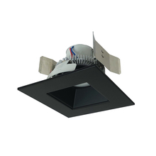 Nora NLCBC2-55627BB/10LE4 - 5" Cobalt Click Square Retrofit Reflector with Square Aperture, 1000lm / 12W, 2700K, Black