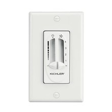 Kichler 337010WH - Dual Slide Control Fan and Light White