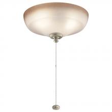 Kichler 380013MUL - Large Bowl LED Light Kit Pine Bark Glass Multiple