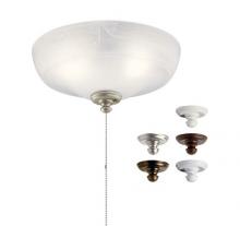 Kichler 380014MUL - Large Bowl LED Alabaster Swirl Light Kit Multiple