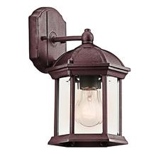 Kichler 49183TZL18 - Barrie 10.25" 1 Light LED Outdoor Wall Light with Clear Beveled Glass in Tannery Bronze™