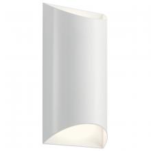 Kichler 49279WHLED - Wesley 2 Light LED Wall Light Architectural White