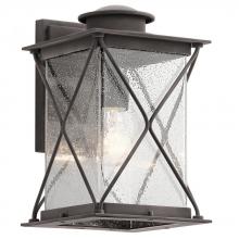 Kichler 49744WZCL18 - Argyle 12.75" 1 Light Wall Light with LED Bulbs Weathered Zinc