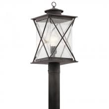 Kichler 49746WZCL18 - Argyle 1 Light Post Light with LED Bulb Weathered Zinc