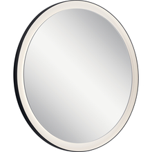 Kichler 84169 - Ryame™ Round Lighted Mirror Black
