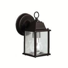 Kichler 9794BKL18 - Barrie 8.5" 1 Light LED Outdoor Wall Light with Clear Beveled Glass in Black