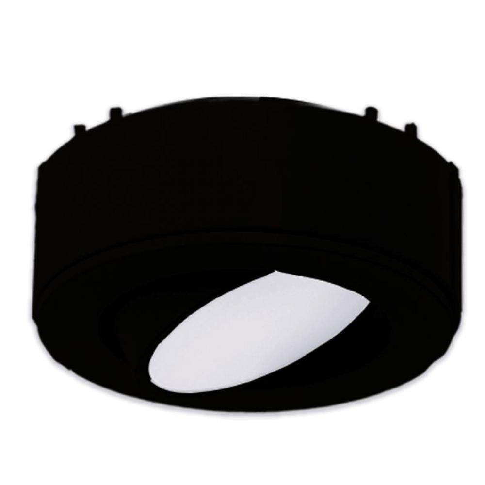 12V ADJ. SLIM PUCK LIGHT, ETL, 4000K, BLACK