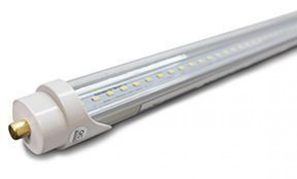 DLC when type B LED T8 8Ft, 100-277 AC, 40W, 5000K, 32x2362MM, UL, CRI80 CLEAR LENS(12 pack) (12 pack)