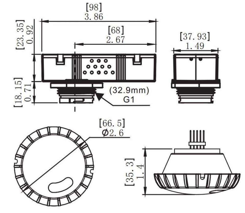 0-10V MW 120-277V SENSOR DIP & RC