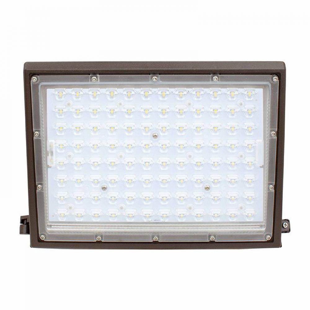 LED NON-CUTOFF WALL PACKS WITH DIRECTIONAL OPTIC LENS
