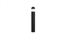 Westgate MFG C3 BOL-44-R-C-F-MCTP-BK - BOLLARD 44in ROUND FLAT TOP ADJ. 12-22W 30/40/50K, BLACK