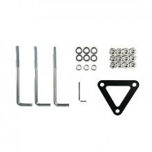 Westgate MFG C3 BOL-G4-ABK-R - G4 BOLLARD ROUND ANCHOR BOLTS & MOUNTING PLATE