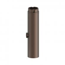Westgate MFG C3 BPS-LH1 - BOLLARD POLE SYSTEM SINGLE LAMP HOLDER SECTION 1FT WITH 1/2" HUB