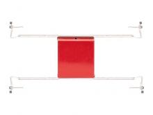 Westgate MFG C3 ICF4SJBB - 4" SQ IC AIRTIGHT FIRE-RATED RED JUNCTION BOX, 2-3/8in DEEP, WITH HANGER BARS (24 pack) (24 pack