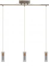 Westgate MFG C3 LCFH-3LS-MCT5 - TRIPLE HOLOGRAM PENDANT LINEAR INTEGRATED LED WITH FROSTED SQ GLASS SHADES 18W 900LM