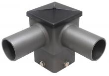 Westgate MFG C3 PSS4T90HTZ - SQUARE HORIZONTAL TENON , BRONZE , SLIPS ON 4" POLE, NO ADAPTOR NEEDED