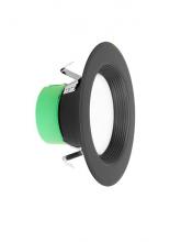 Westgate MFG C3 RDL4-BF-MCT5-BK - 4in 8W 650LM RECESS TRIM 27/30/35/40/50K BAFFLE, ES JA8, BLACK