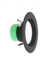 Westgate MFG C3 RDL4-ST-MCT5-BK - 4in 8W 650LM RECESS TRIM 27/30/35/40/50K SMOOTH, ES JA8, BLACK