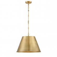 Savoy House 7-231-1-322 - Alden 1-Light Pendant in Warm Brass