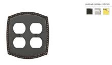 Emtek 29232US10B - COLONIAL SWITCH PLATE