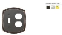 Emtek 29241US10B - COLONIAL SWITCH PLATE