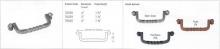 Emtek 76039FB - WROUGHT STEEL SAN CARLOS DROP PULL