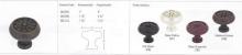 Emtek 86096DB - TUSCANY BRONZE PETAL KNOB