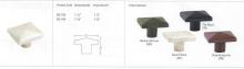 Emtek 86146DB - SANDCAST BRONZE SQUARE KNOB