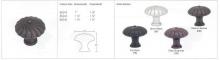 Emtek 86245DB - TUSCANY BRONZE TWIST ROUND KNOB