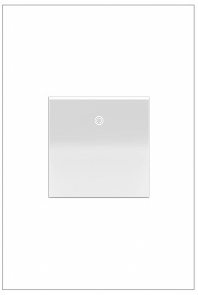 adorne? 277V 4-Way Paddle Switch, White, with Microban?