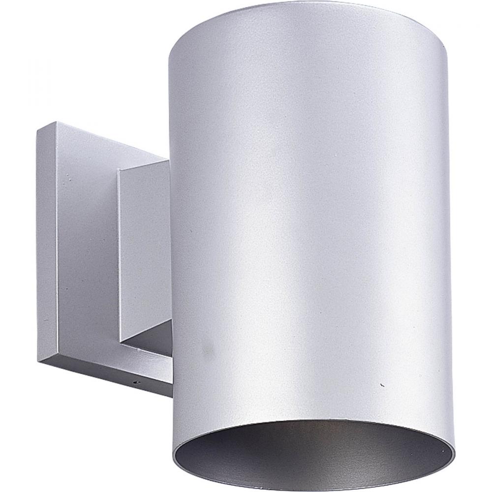 5" Metallic Gray LED Outdoor Wall Cylinder