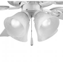 Progress P2610-30WB - AirPro Collection Four-Light Ceiling Fan Light