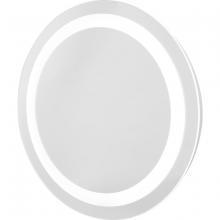 Progress P300454-030-30 - Captarent Collection 24 in. Round Illuminated Integrated LED White Modern Mirror
