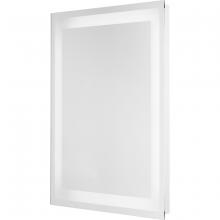 Progress P300455-030-30 - Captarent Collection 30x36 in. Rectangular Illuminated Integrated LED White Modern Mirror