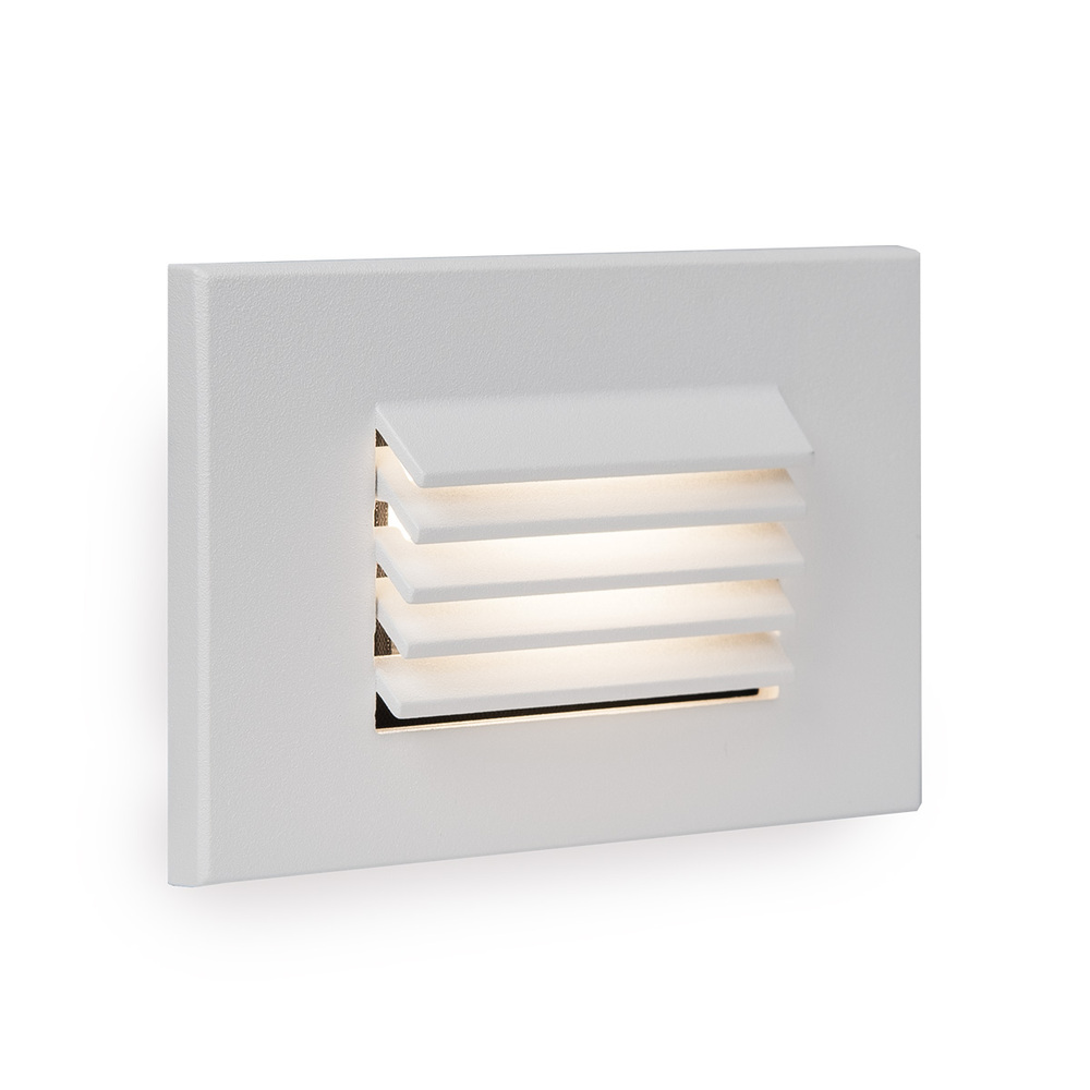 LED Low Voltage Horizontal Louvered Step and Wall Light