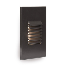 WAC US WL-LED220F-C-BZ - LED Vertical Louvered Step and Wall Light