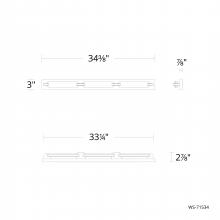 WAC US WS-71534-27-AB - Spectacle Bath & Wall Sconce