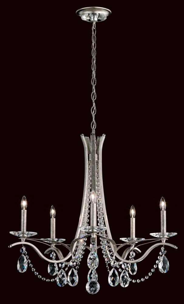 Vesca 5 Light 120V Chandelier in Heirloom Gold with Heritage Handcut Crystal