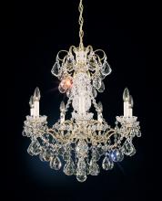 Schonbek 1870 3656-211R - New Orleans 7 Light 120V Chandelier in Aurelia with Radiance Crystal