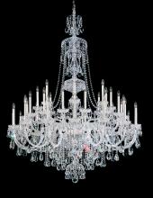Schonbek 1870 3612-211S - Sterling 45 Light 110V Chandelier in Rich Auerelia Gold with Clear Crystals From Swarovski®