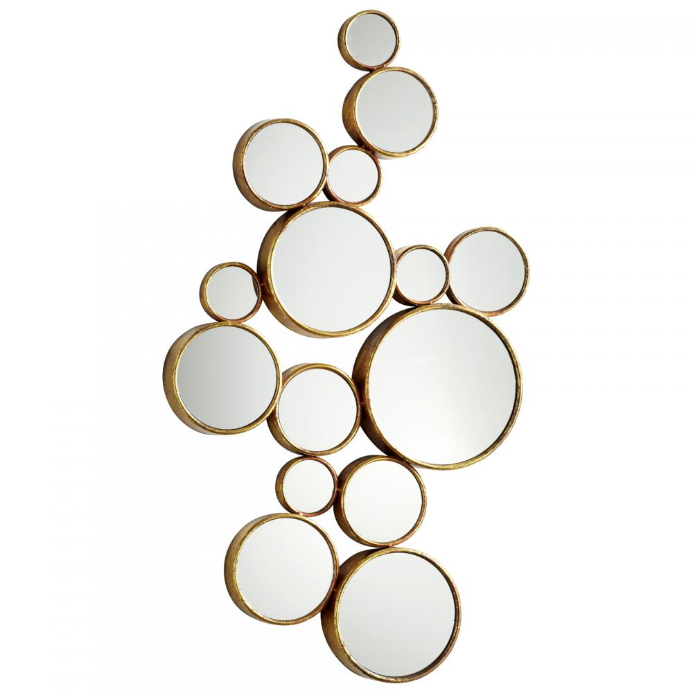 Bubbles Mirror Gold