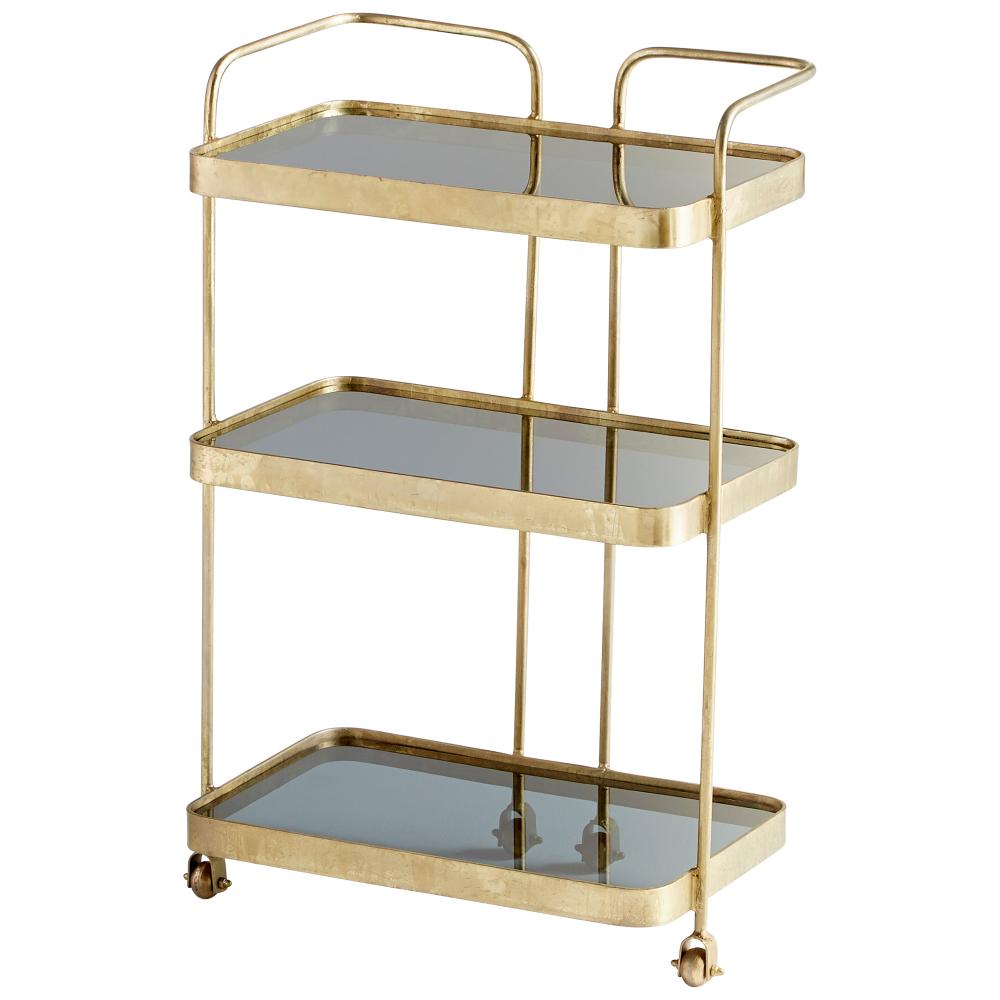 Taverna Bar Cart Antique Brass