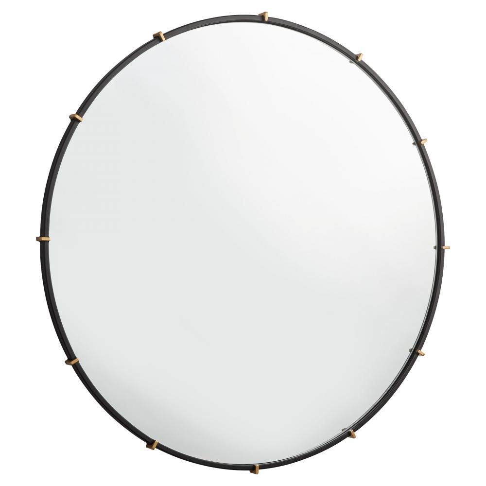 Klipp Round Mirror Black - Large