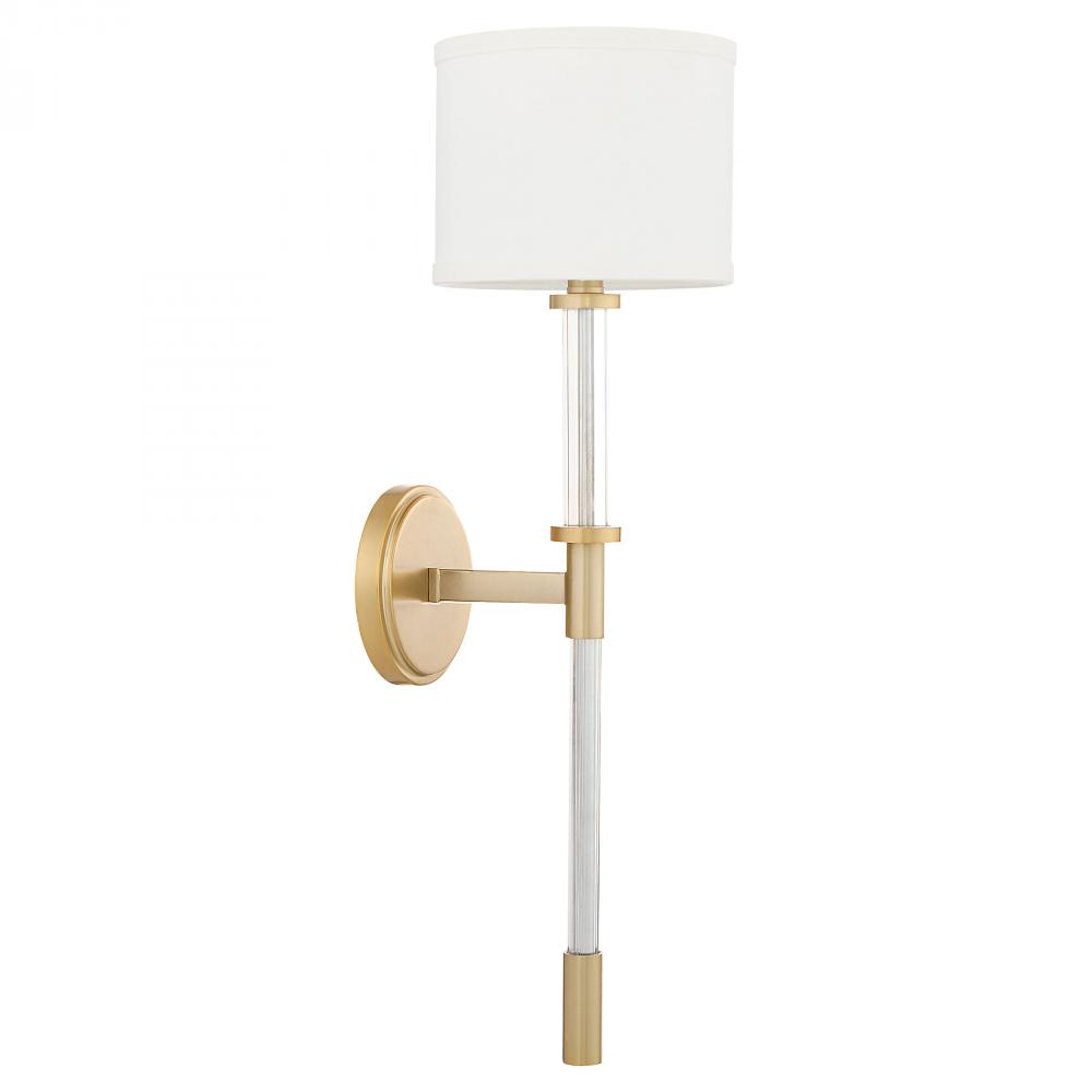 Hightower 1 Light Wall Sconce Aged Brass