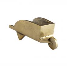 Cyan Designs 11231 - Wheelbarrow Token Aged Brass